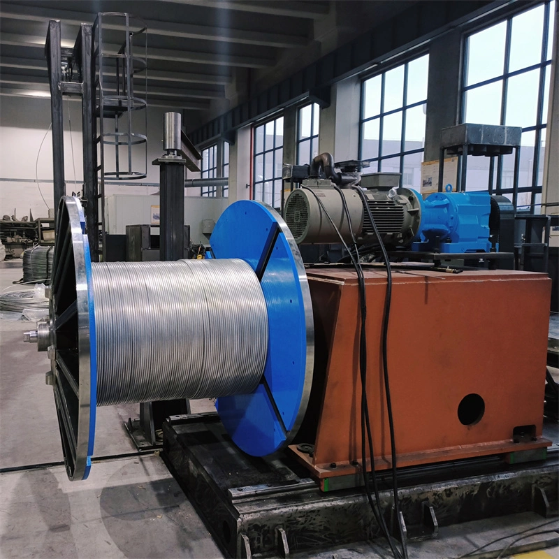Automatic Rewinding Machine Pay-off Take-up Cable Aluminum Wire Rod Winding Coiling Machine