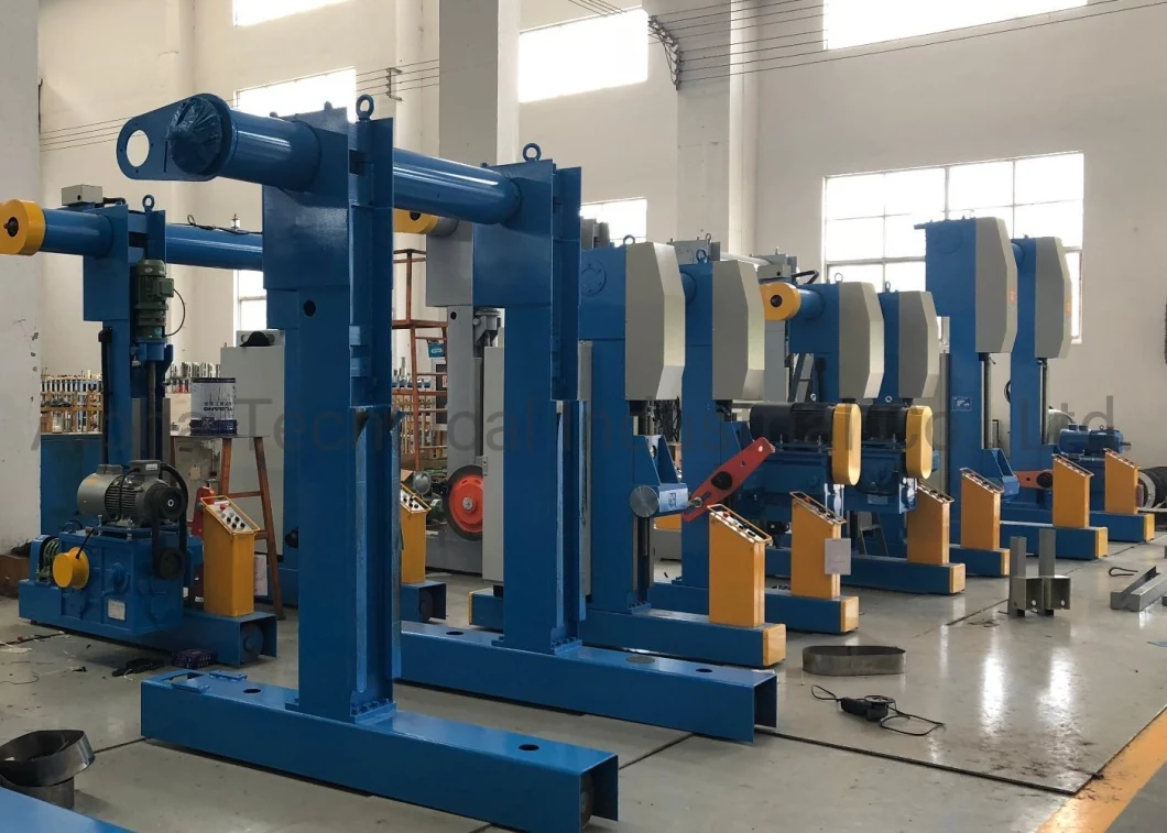 Cable, Wire, Optical Cable Gantry Type of Passive Motorized Pay off &amp; Take up Machine