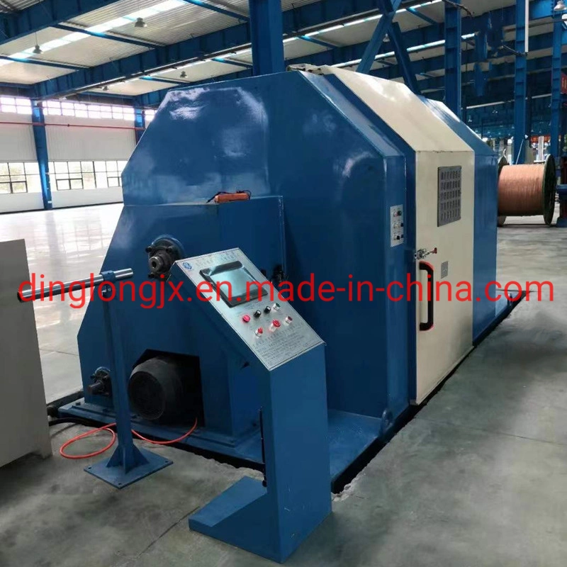 Plastic Cable Copper Wire Cable Bunching Single / Double Stranding Machine