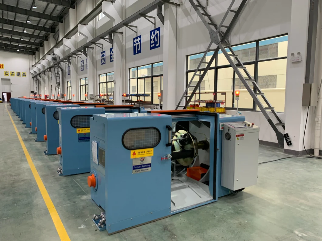 Fine Copper Wire and Electrical Cable Wire Winding Extrusion Double Twisting Bunching Stranding Machine