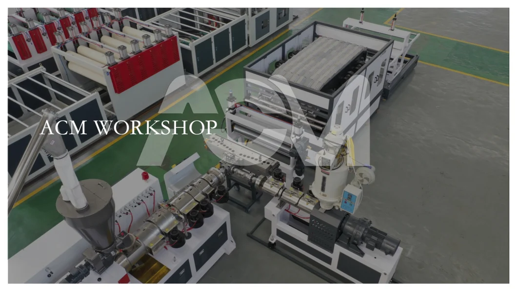 ABS PMMA PC/Glazed Tile/Bamboo Roof/Foaming Wave Roofing Tile Extruder Machine