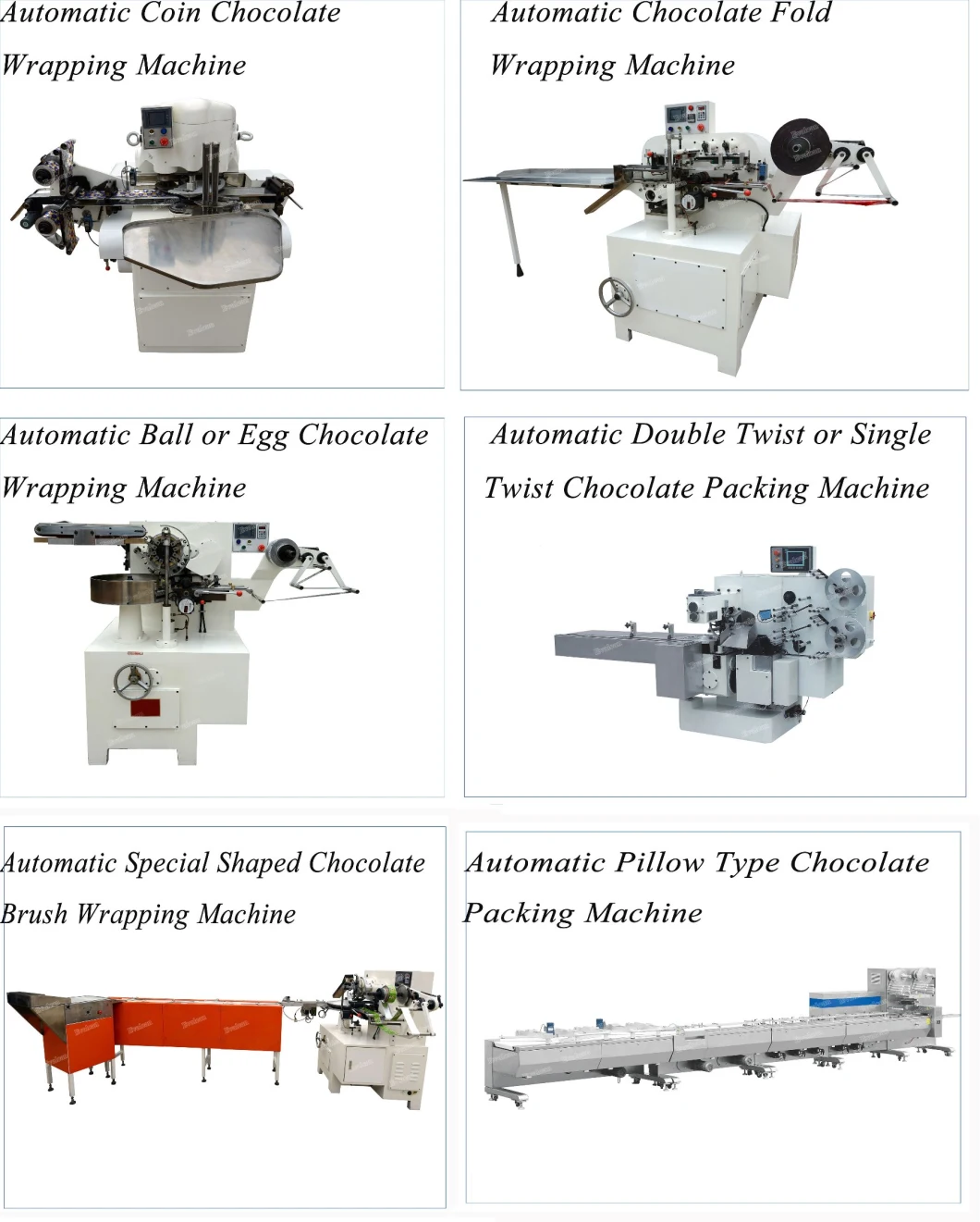 Automatic Double Twist Packaging Chocolate Wrapping Machine