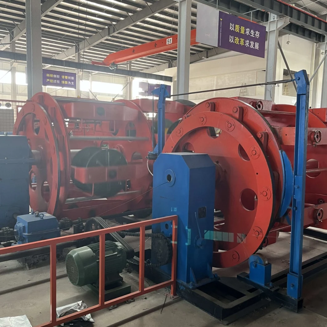 High Speed Drum Twister Type Cable Laying up Machine with Steel Wire Armoring