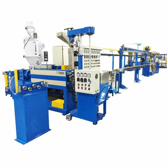 Sheath LSZH/PVC Plastic Extruder Wire Cable Making Machine
