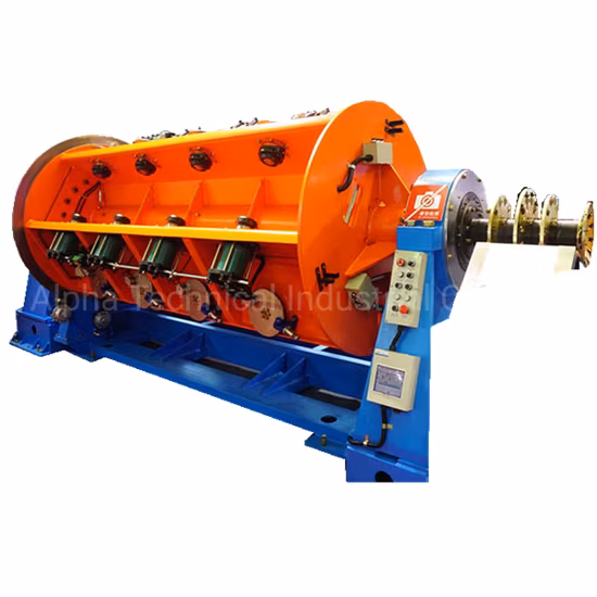High Speed Rigid 1+6+12 Copper Wire Conductor Stranding Machine
