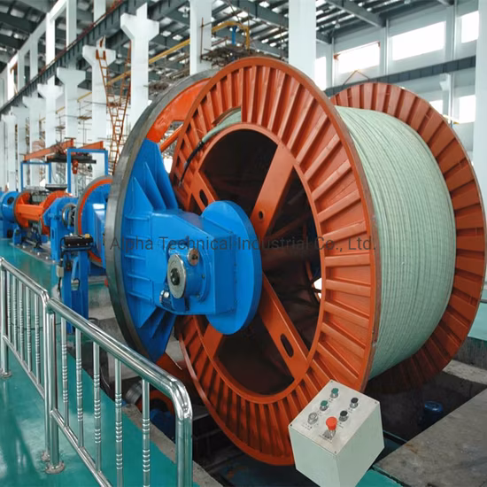 High Speed Tubular Stranding Machine for Copper Wire Steel Aluminium Insulated Core Compacting Back Twist